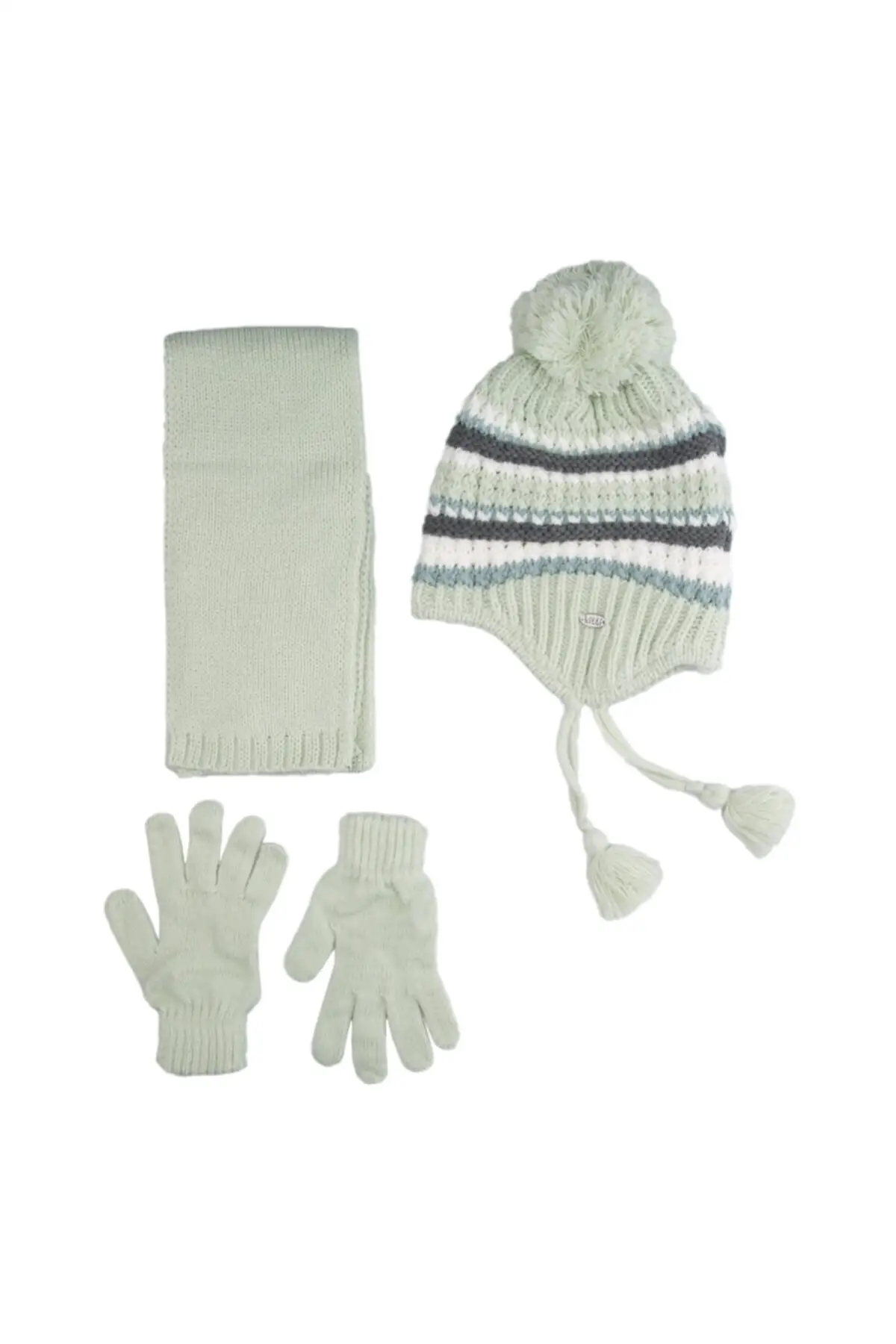 

Набор из шапки и перчаток для детей 4 лет 8 лет 3 шт. Снасть