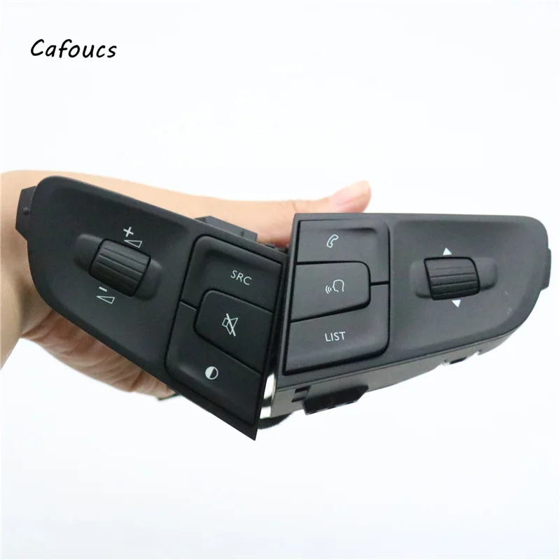 

Car Steering Wheel Cruise Control Switch Audio Multifunction Button For Peugeot 508 408 For Citroen C4 C5 C6 C3XR