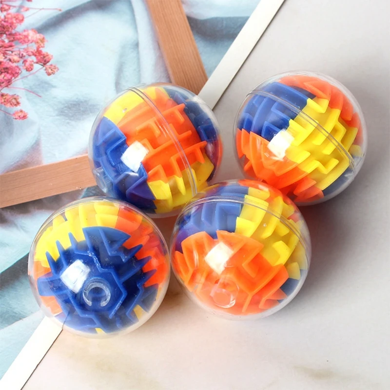 

3D шарик-лабиринт шарик куб из бисера декомпрессионный магический куб головоломка сенсорный фиджет Творческий Интеллектуальный шар для мал...