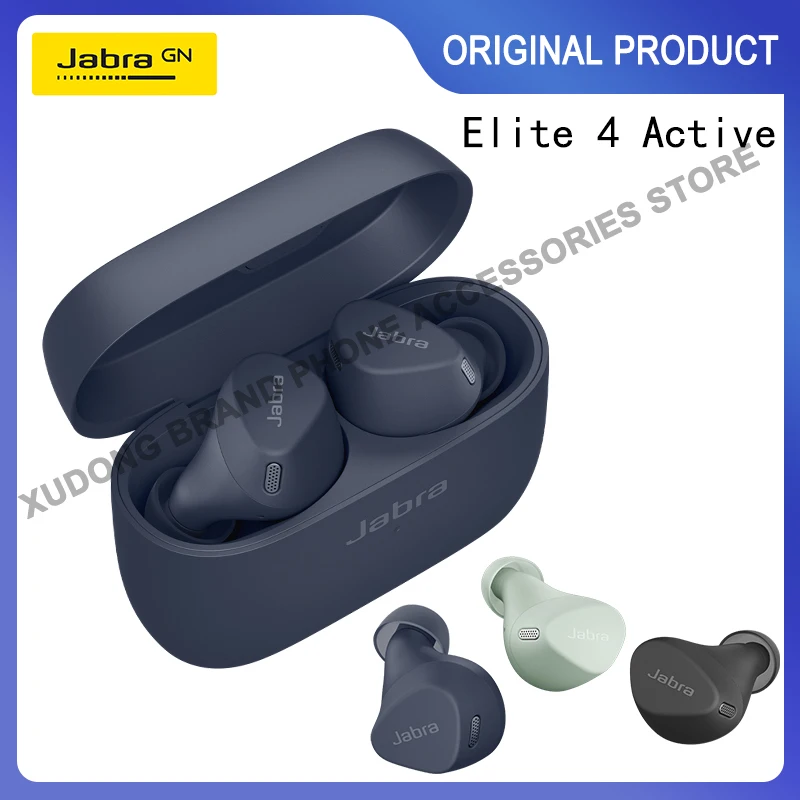 

Original Jabra Elite 4 Active TWSBluetooth Earbuds True Wireless Earphones Active Noise Cancellation Headphones Waterproof