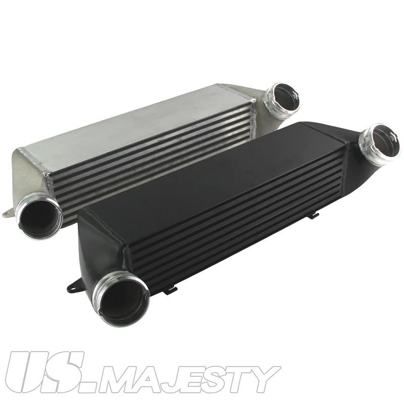 

FMIC тюнинг, высокопроизводительный интеркулер, подходит для 2007-2013 BMW E90 335i 335xi 135i N54 N55 черный/серебристый