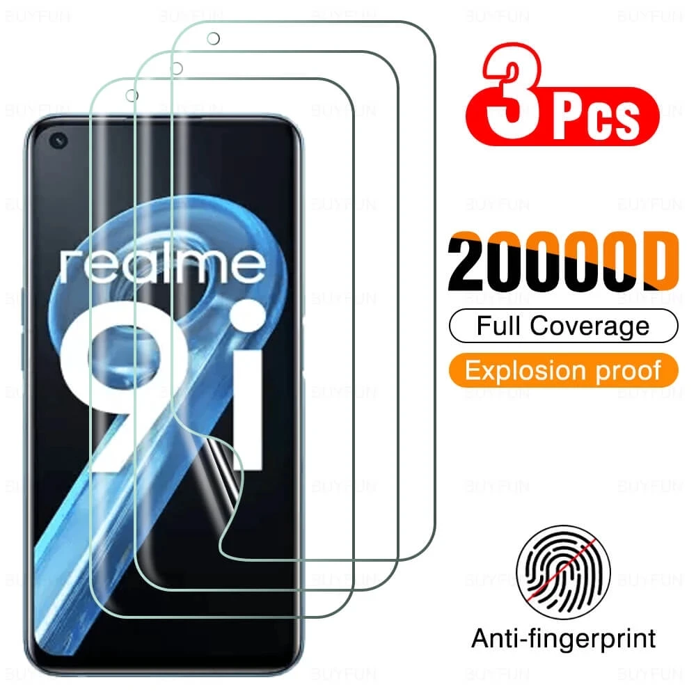 

3PCS Protective film For Realme 10 8 9 Pro 8i 8S 9i Hydrogel Film For Realme 7 6 5 Pro 7i 6i 5i 6S 5S film Screen Protector