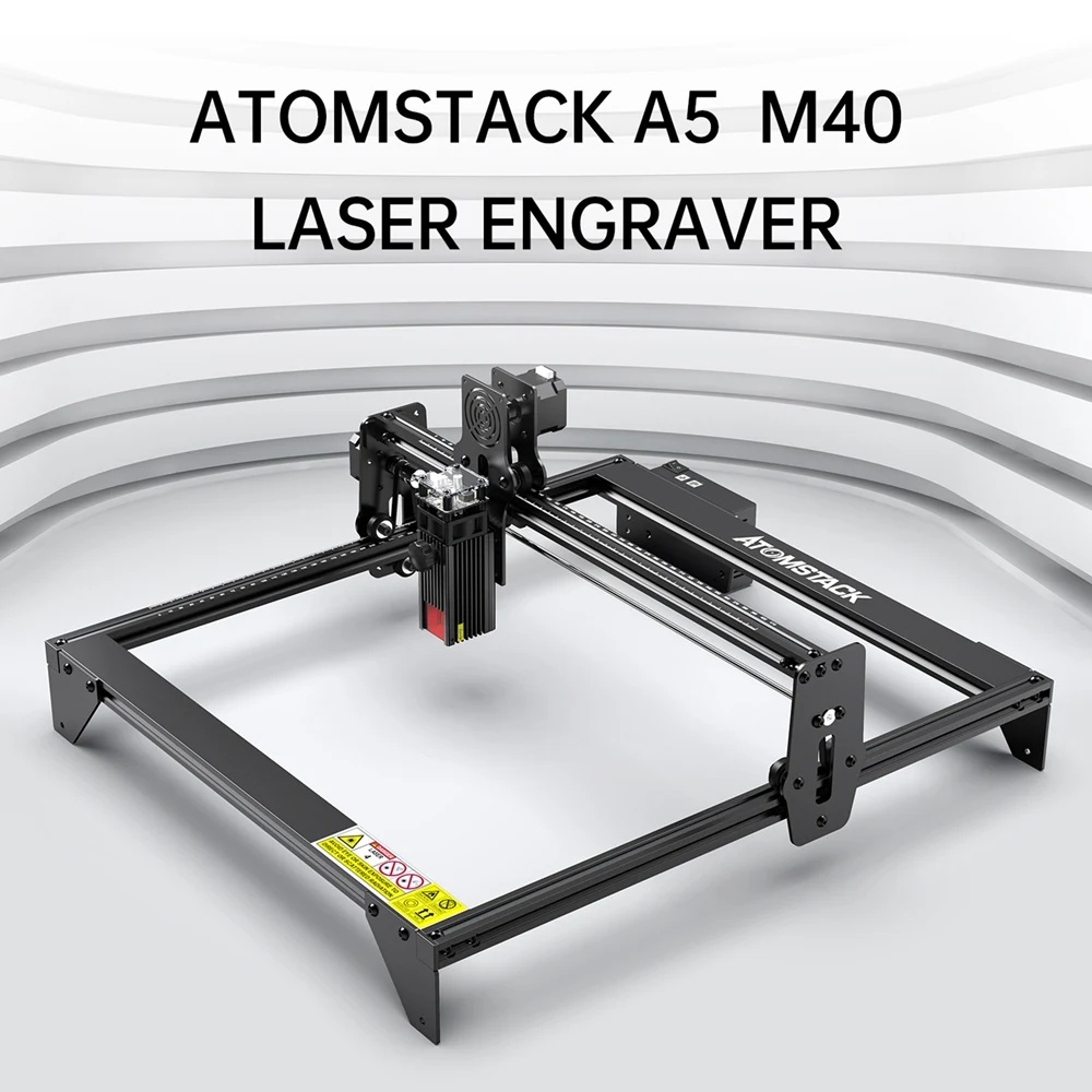 

ATOMSTACK A5 M40 Laser Engraving Machine 40W Laser Engraver for Acrylic Wood Metal CNC Router Shear Woodwork Cutting