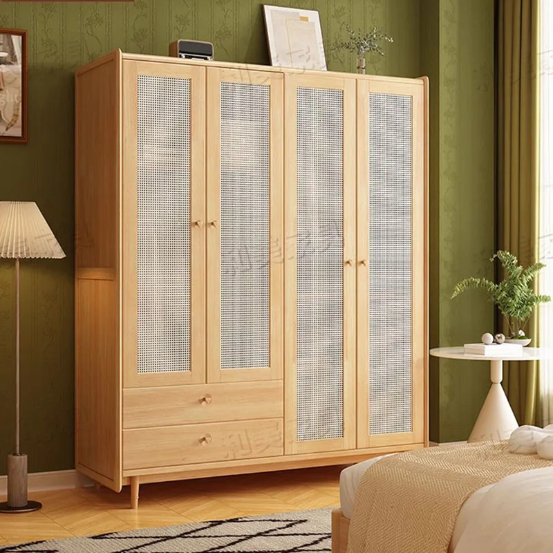 Полноразмерный скандинавский гардероб рубашки для спальни черная полка