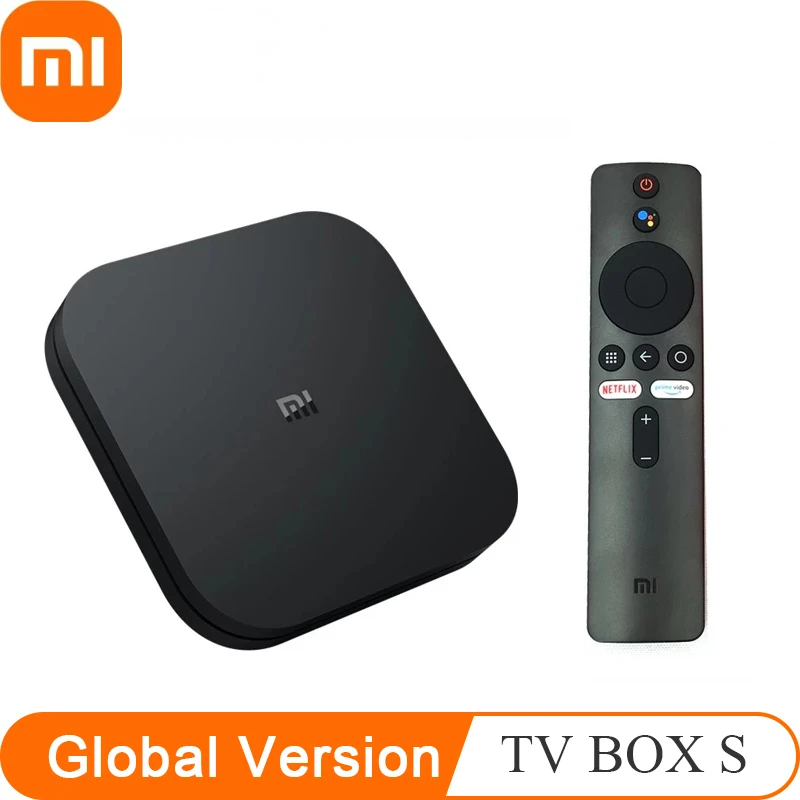 

Original Global Xiaomi Mi TV Box S 4K HDR Android TV 8.1 Ultra HD 2G 8G WIFI Google Cast IPTV Set top Box 4 Media Player Rushed