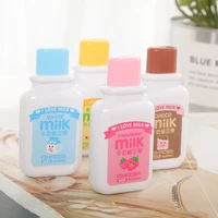 novelty milk bottle kawaii white out corrector practical correction tape diary stationery school supply