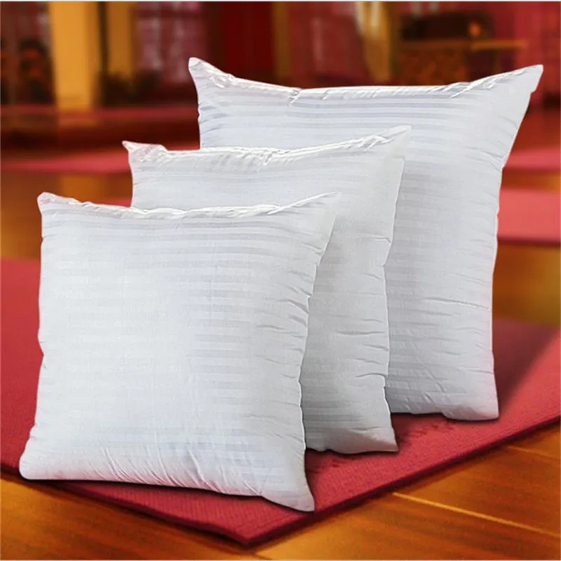 35/40/45/50/55/60cm Square White Soft PP Cotton Cushion Core Throw Pillow Filler For Home Sofa Chair Inner