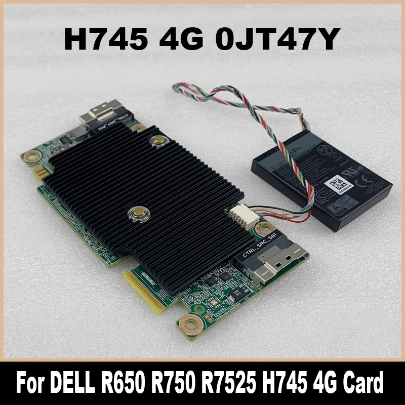 Оригинальный 0JT47Y для DELL R7525 R650 R750 H745 4G SAS контроллер хранения RAID карты Адаптеры