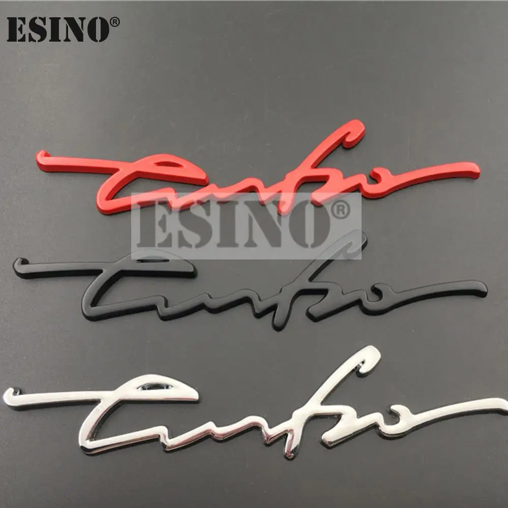 

50 x Car Styling Car Turbo Boost Loading Boosting 3D Metal Chrome Zinc Alloy 3D Emblems Badges Sticker Decal Auto Accessories