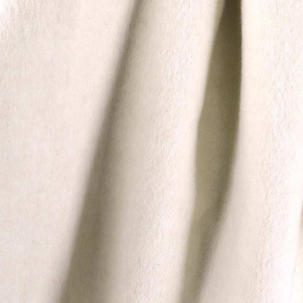 2022 Luxury Oversize Real Cashmere Blend Fur Coat Women Winter S-XXLSize Wool Hooded Cardigan Jacket With Natural Fox Fur Collar