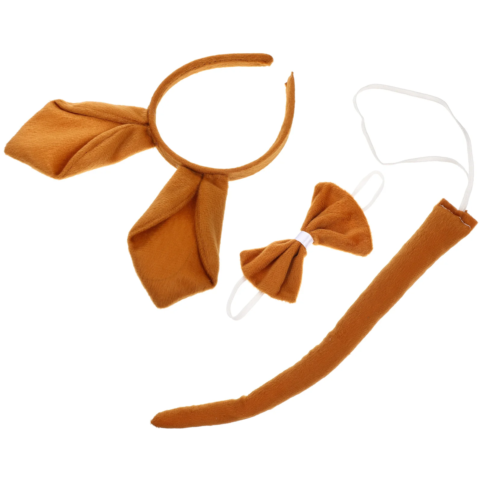 

1 Set Costume Set Tail Hair Band Bow Tie Animal Costume Decors