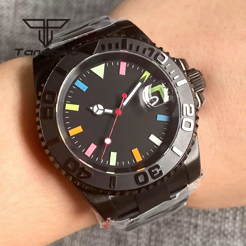 

Мужские механические часы, 40 мм, с сапфировым стеклом