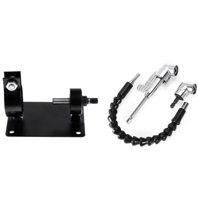 

TOP 1/4 Inch Flexible Hex Shaft Screwdriver Power Drill Bit & 10Mm Electric Drill Cutting Polishing Grinding Seat Stand
