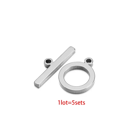 Застежки-тогглы Luksteel из нержавеющей стали для ювелирных изделий