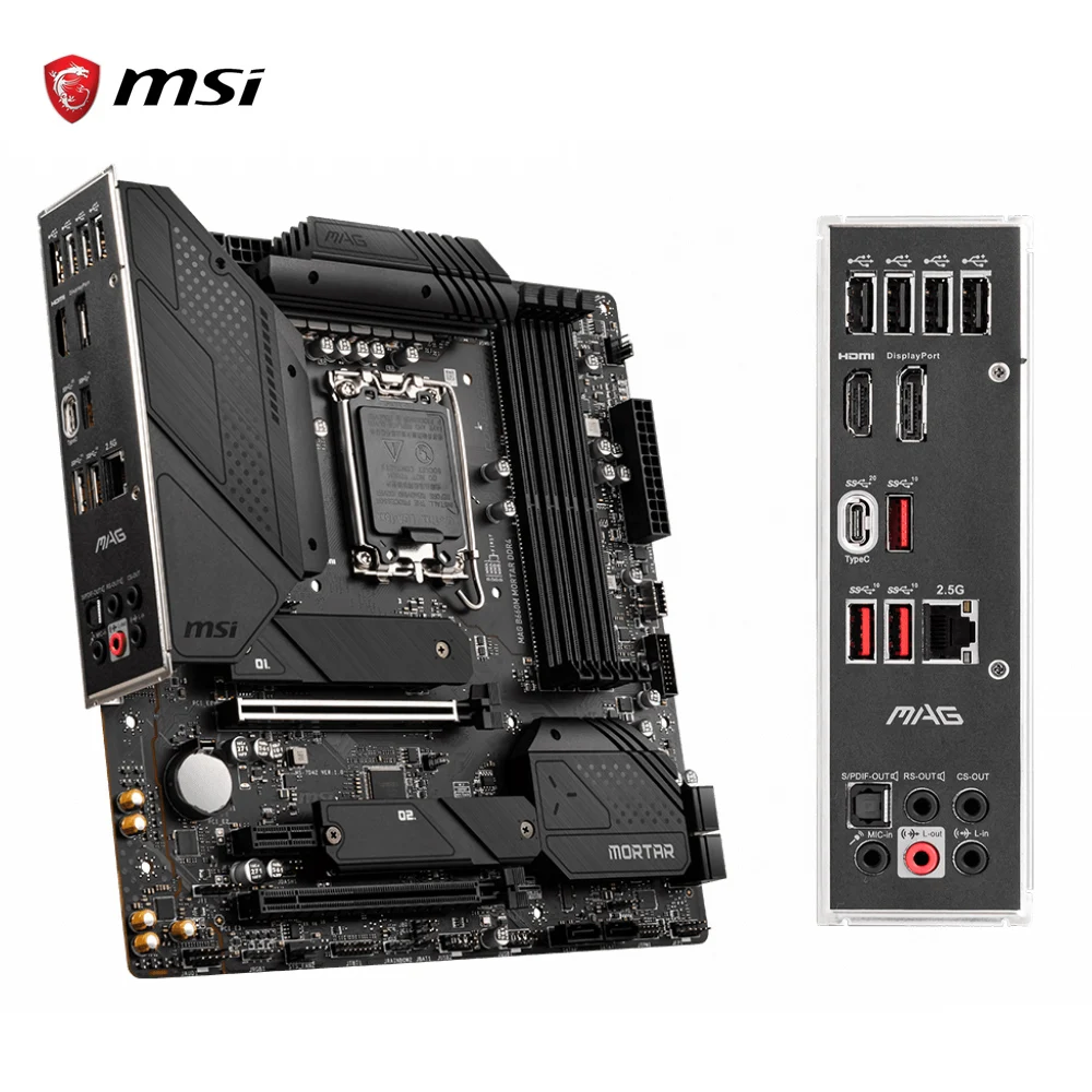 Msi материнская плата mag b660m mortar ddr4