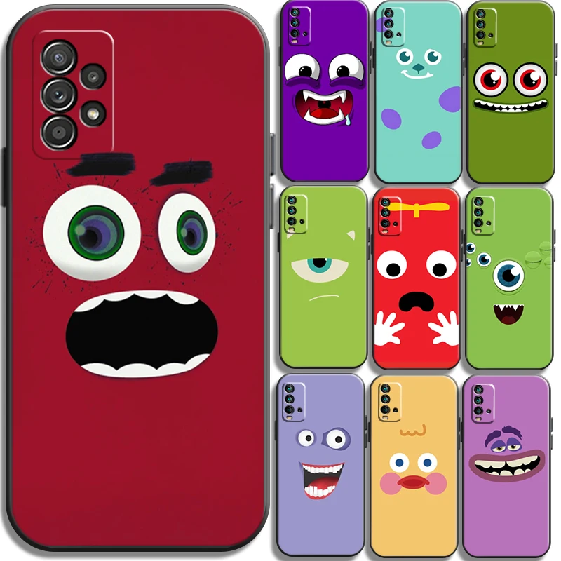 

Чехлы для телефонов Monster Smiley для Xiaomi Redmi POCO X3 GT X3 Pro M3 POCO M3 Pro X3 NFC X3 Mi 11 Mi 11 Lite, мягкий чехол из ТПУ