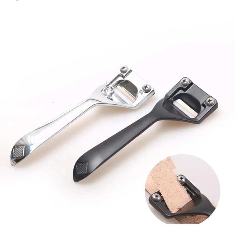 

DIY Leather Sharpener Handy Leather Cutting Tool with 3 Blades Cutting Attachment