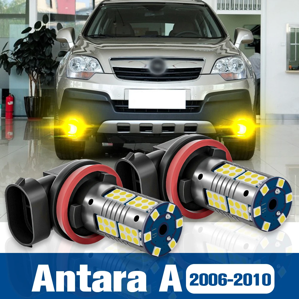

2pcs LED Fog Light Blub Lamp Accessories Canbus For Opel Antara A 2006 2007 2008 2009 2010