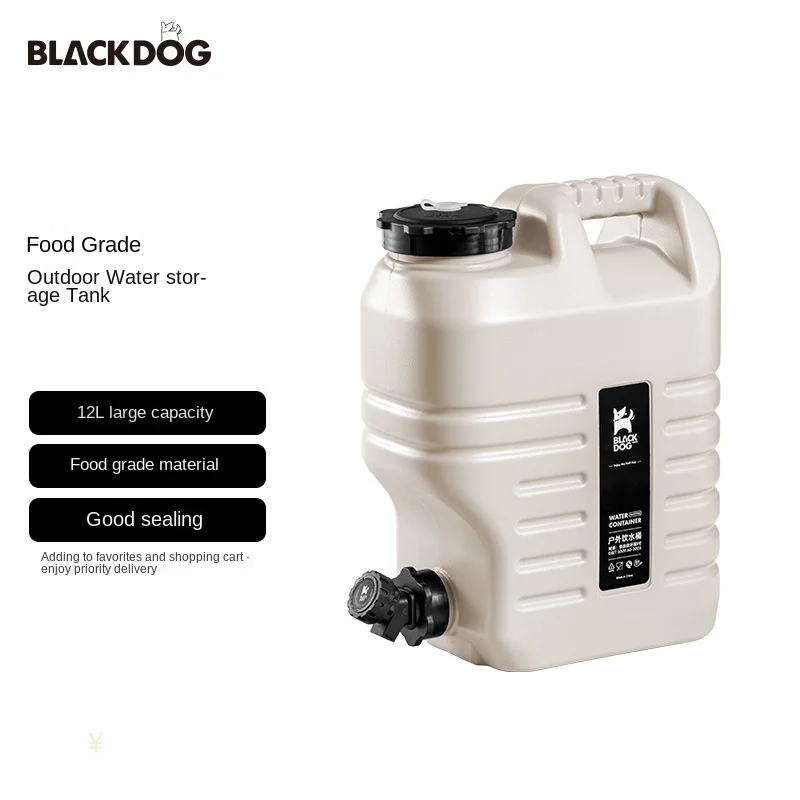 

Blackdog 12L Outdoor Bucket Portable Car for Water Storage Food Grade Water Storage Tank Drinking Water Bucket