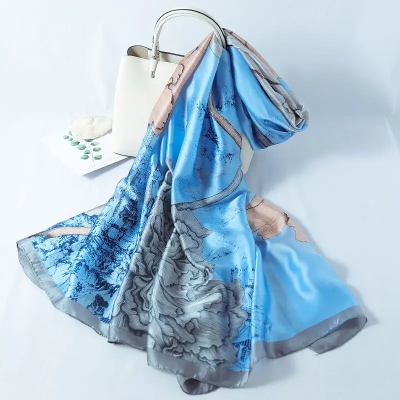 2024 новый высококачественный Женский шифоновый хиджаб с вышивкой