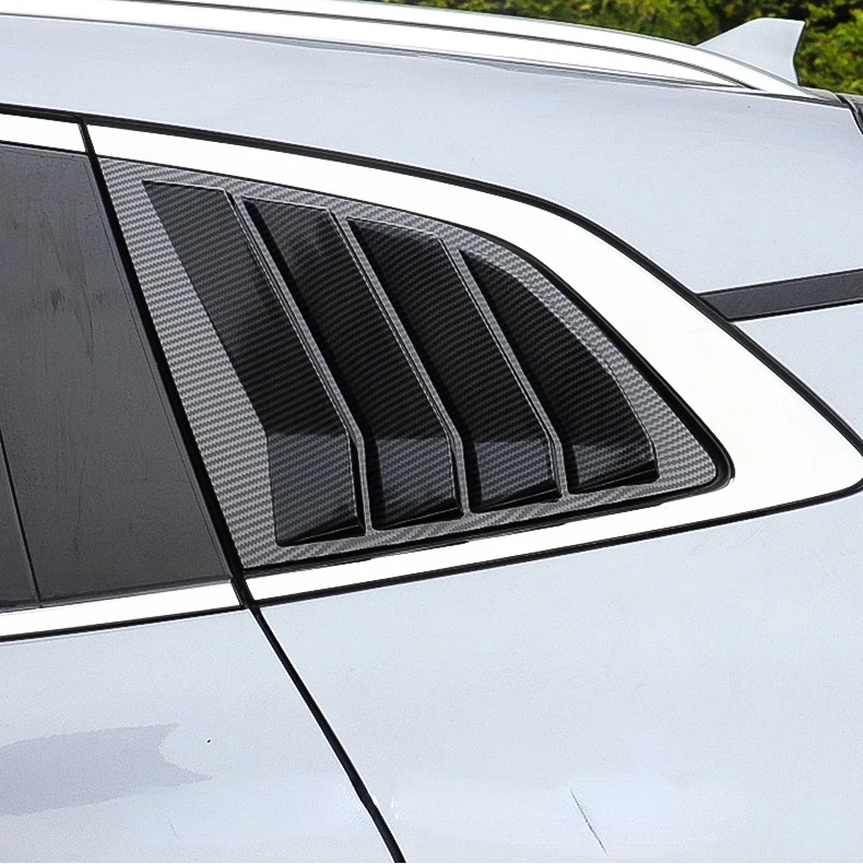 

Задний спойлер для заднего стекла для BYD Song PLUS DMI EV 2020-2023 из АБС-пластика, боковая крышка, задняя треугольная отделка, декоративные аксессуары