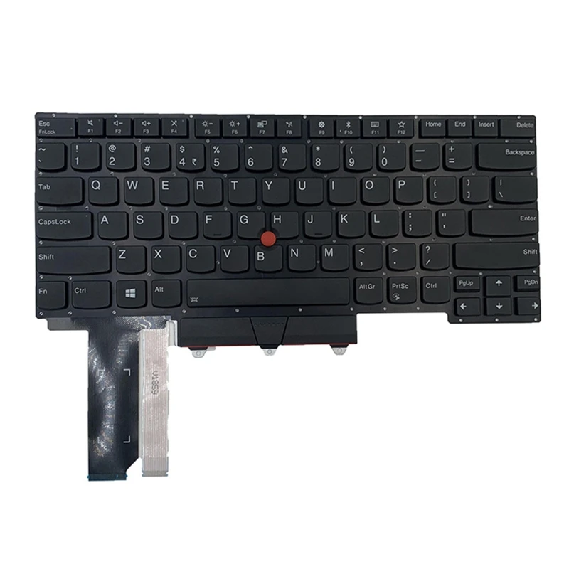 

Новая Оригинальная английская клавиатура с подсветкой US для ноутбука LenovoThinkpad E14 R14 S3Gen2 без рамки