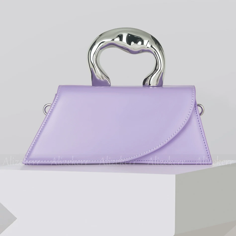 Модные сумки с металлической ручкой для женщин 2023 дизайнерские Роскошные