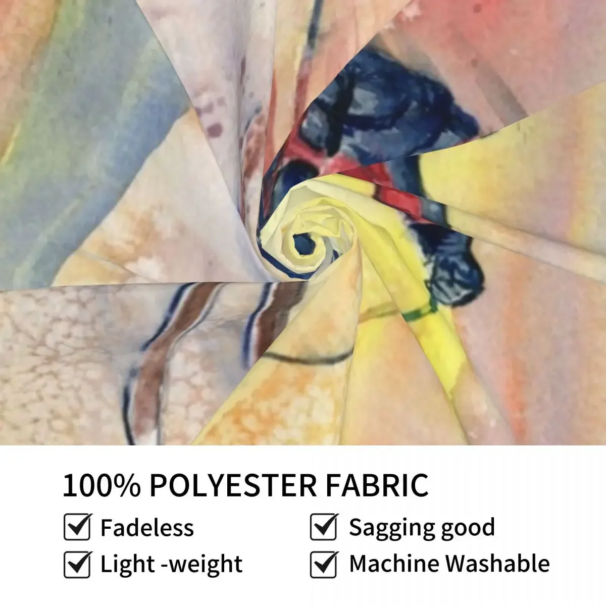 Красочный лыжный арт 2 гобелен декор для комнаты милый эстетический корейский