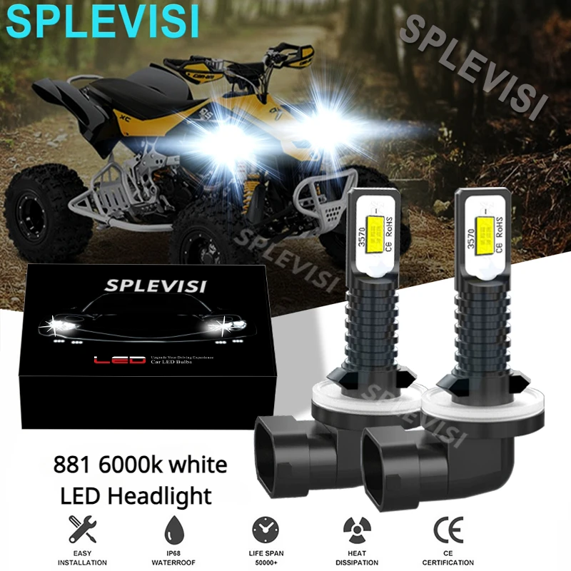 Лампы для передних фар, 2 шт., 6000 К, 600 лм, 12-24 В Лампы для передних фар, 2 шт., 6000 К, 600 лм, 12-24 В