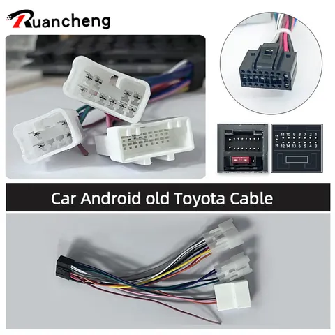 Автомобильный радиокабель 2 din Android для Hyundai Kia Suzuki Buick Volkswagen ISO Honda Toyota Nissan Mitsubishi Ford CR V FIT Outlander - изображение