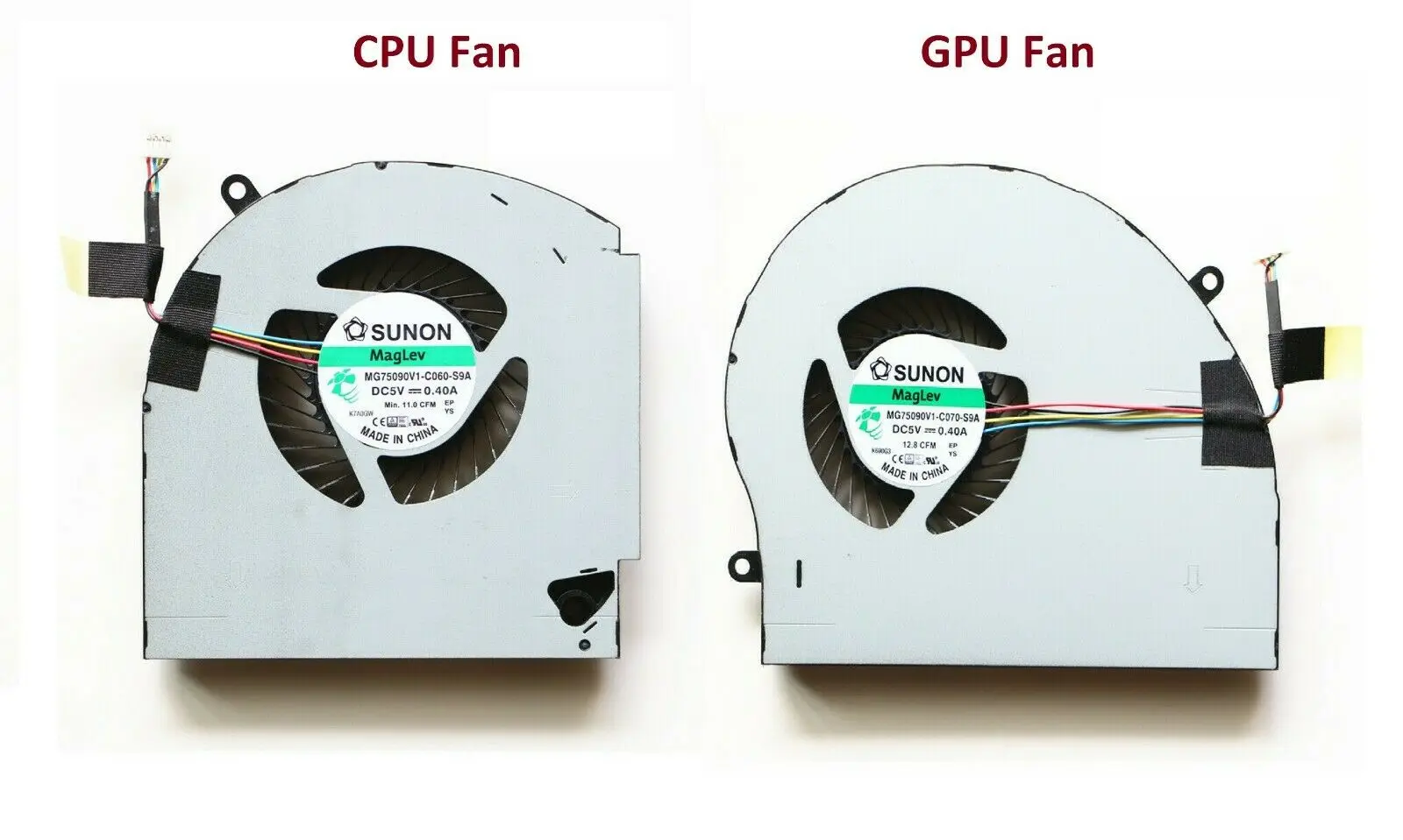 

New Original CPU GPU cooling Fan cooler For Dell Alienware 17 R4 R5 P31E Fan Radiator MG75090V1-C060-S9A MG75090V1-C070-S9A