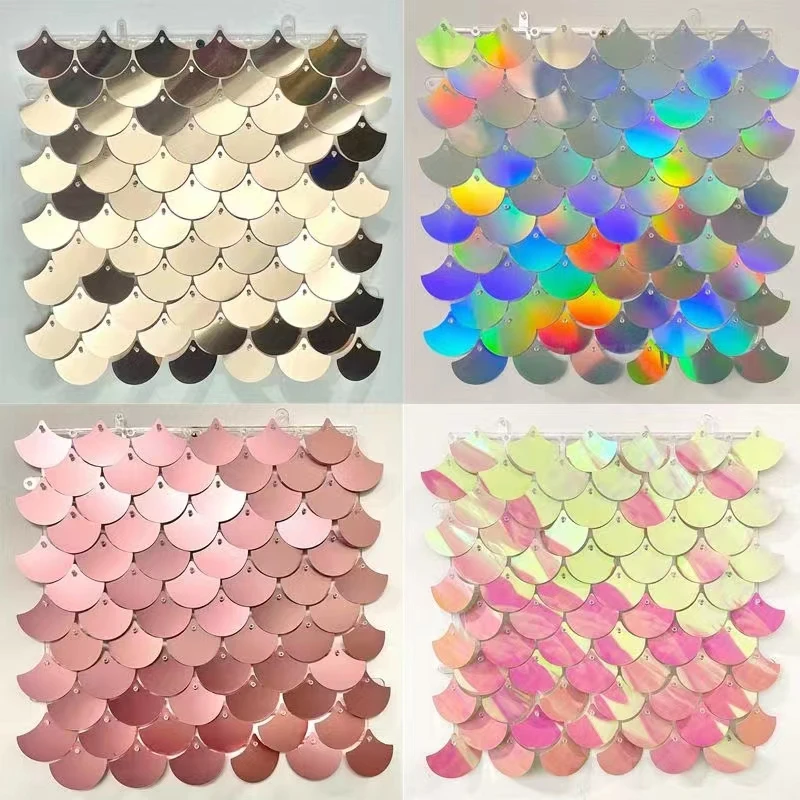 18 шт. золотые блестки задние панели для свадебной вечеринки детский душ фон