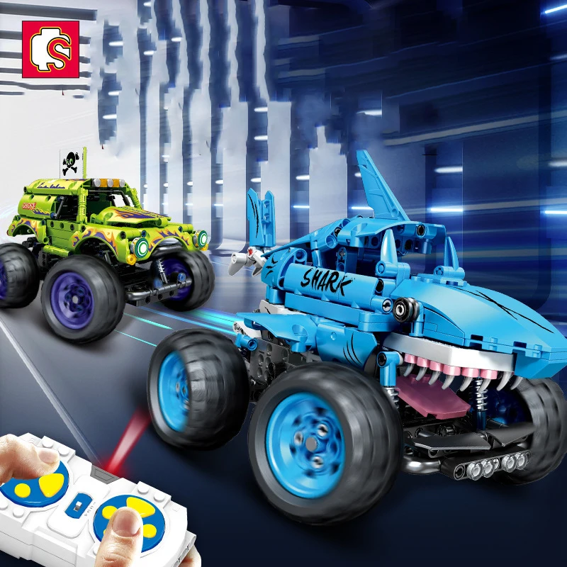 

Car Building Blocks Hot Toys Hurricane Accumulation Speed Remote Control Car Building Blocks for Children Recommended Boy Toys