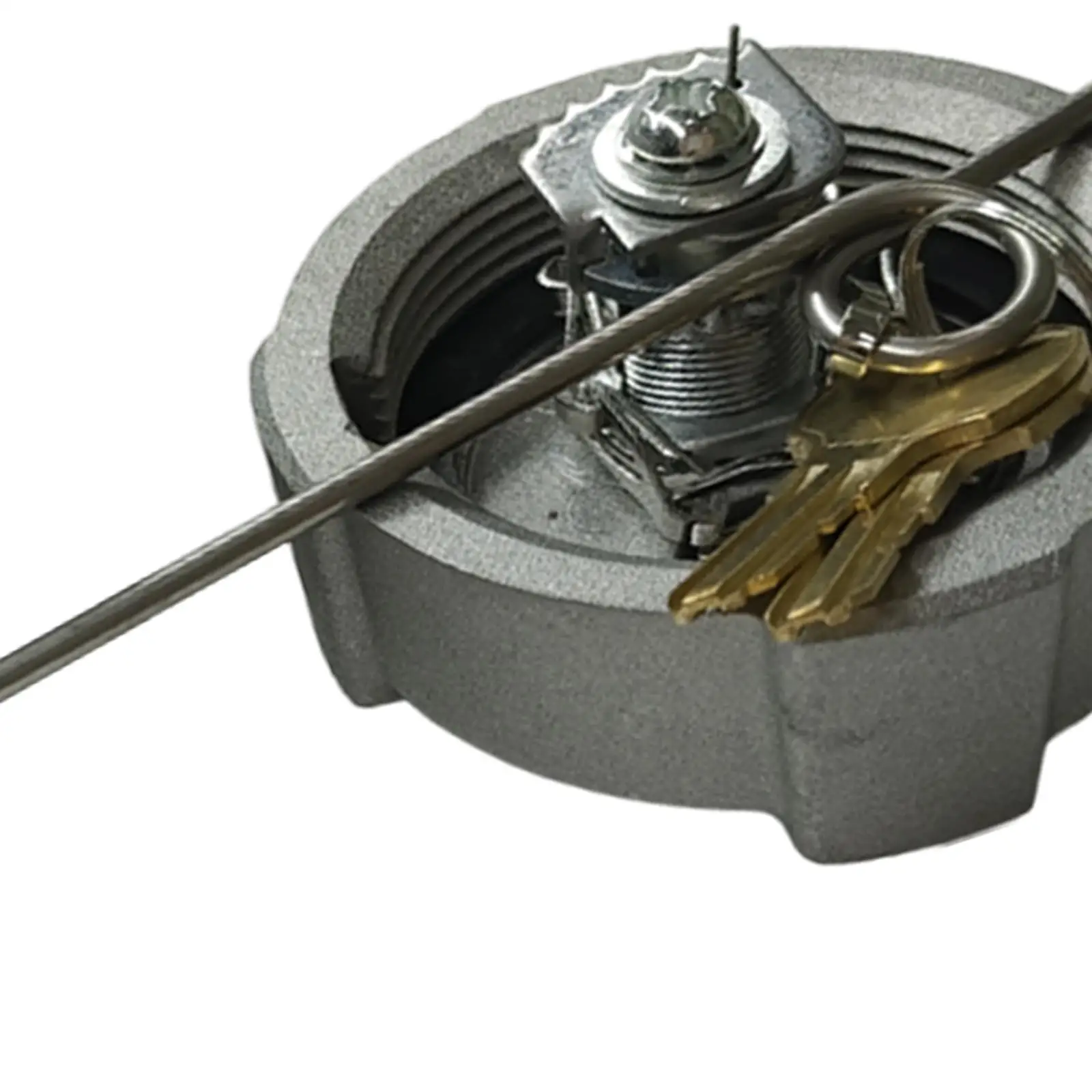 2-1/4&quot Locking Fuel Cap Metal Tank Cover Practical Replace Fta-c02 Fta-n-04 for Reefer International Semi Truck