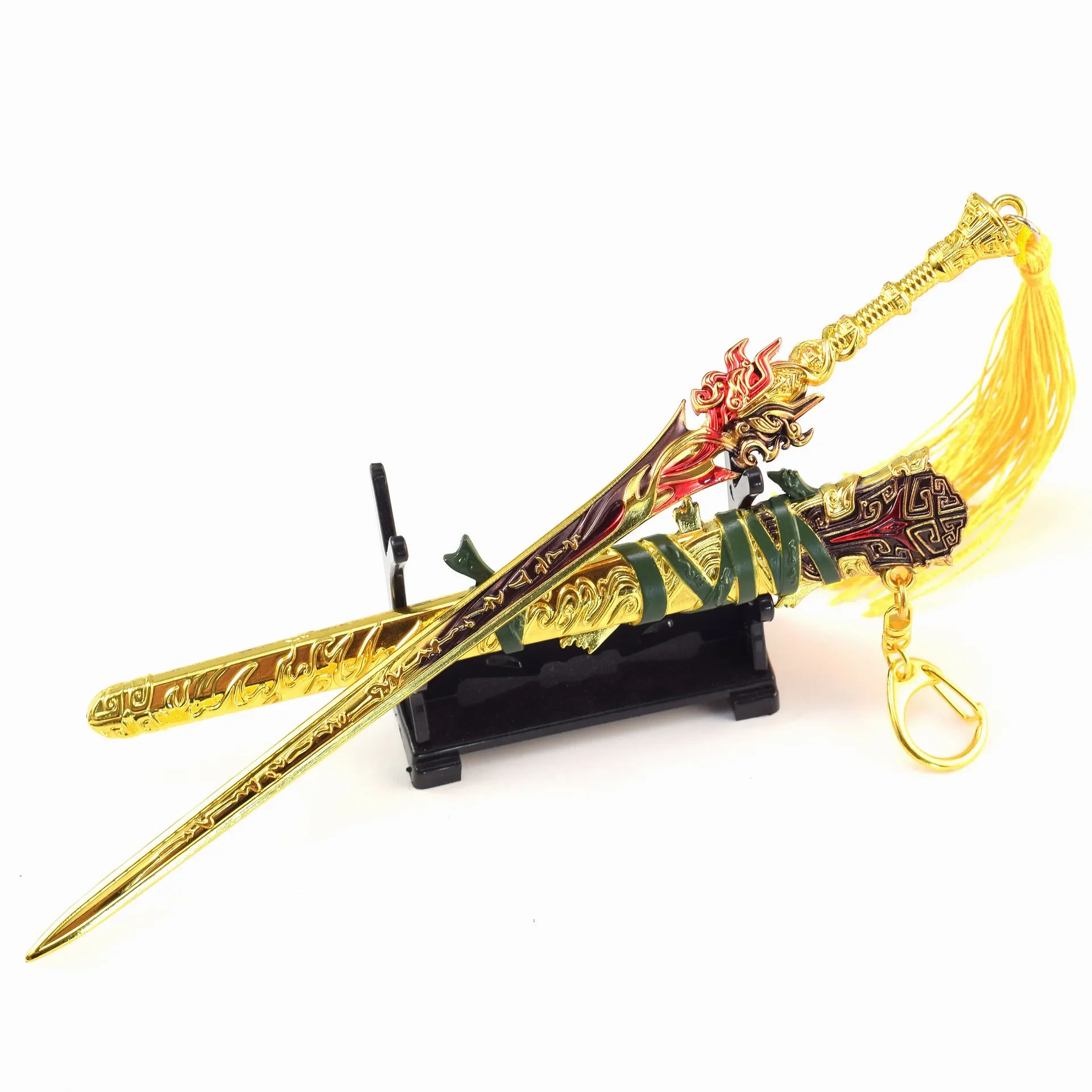 22 см Naraka: Bladepoint игровая периферия золотой меч Mingche цельнометаллические поделки