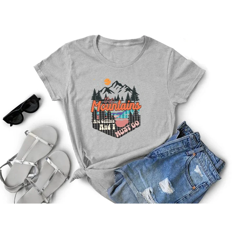 Нашивка для глажки на куртке с принтом горный лагерь