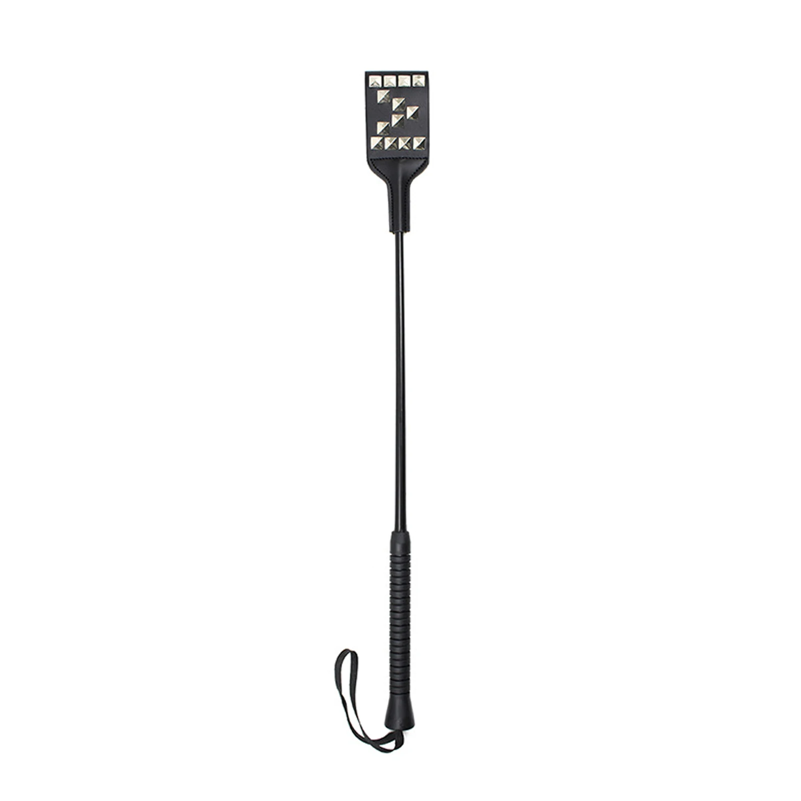 

Lash Props Horse Whip Outdoor Sports Racing Non Slip Portable Training Equestrianism Riding Cosplay PU Leather Stage Performance