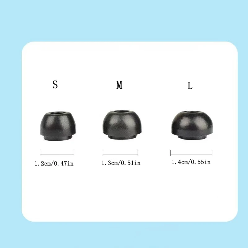 1 пара насадок из пены с эффектом памяти для Samsung Galaxy Buds 3 Pro мягкие и удобные