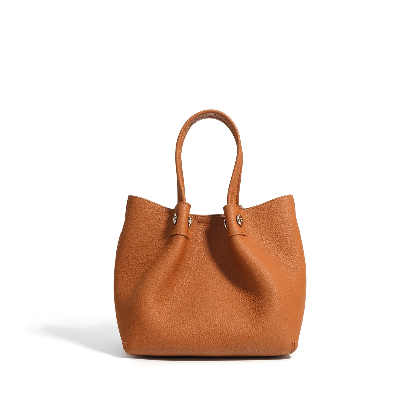 Оригинальный дизайн из натуральной кожи ручная вместительная сумка-тоут на