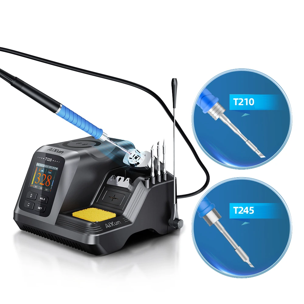 Умная паяльная станция Aixun T320 с T245 T210 200 Вт 2S нагревательная паста наконечник для