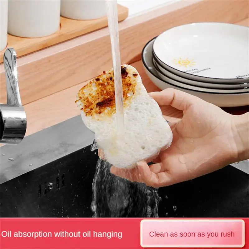 

Washing Dishes Compressed Sponge Wipe Absorbs More Water 7.5×9.8 Sponge Wipe Multifunctional Convenient Sponge Rub 1pcs