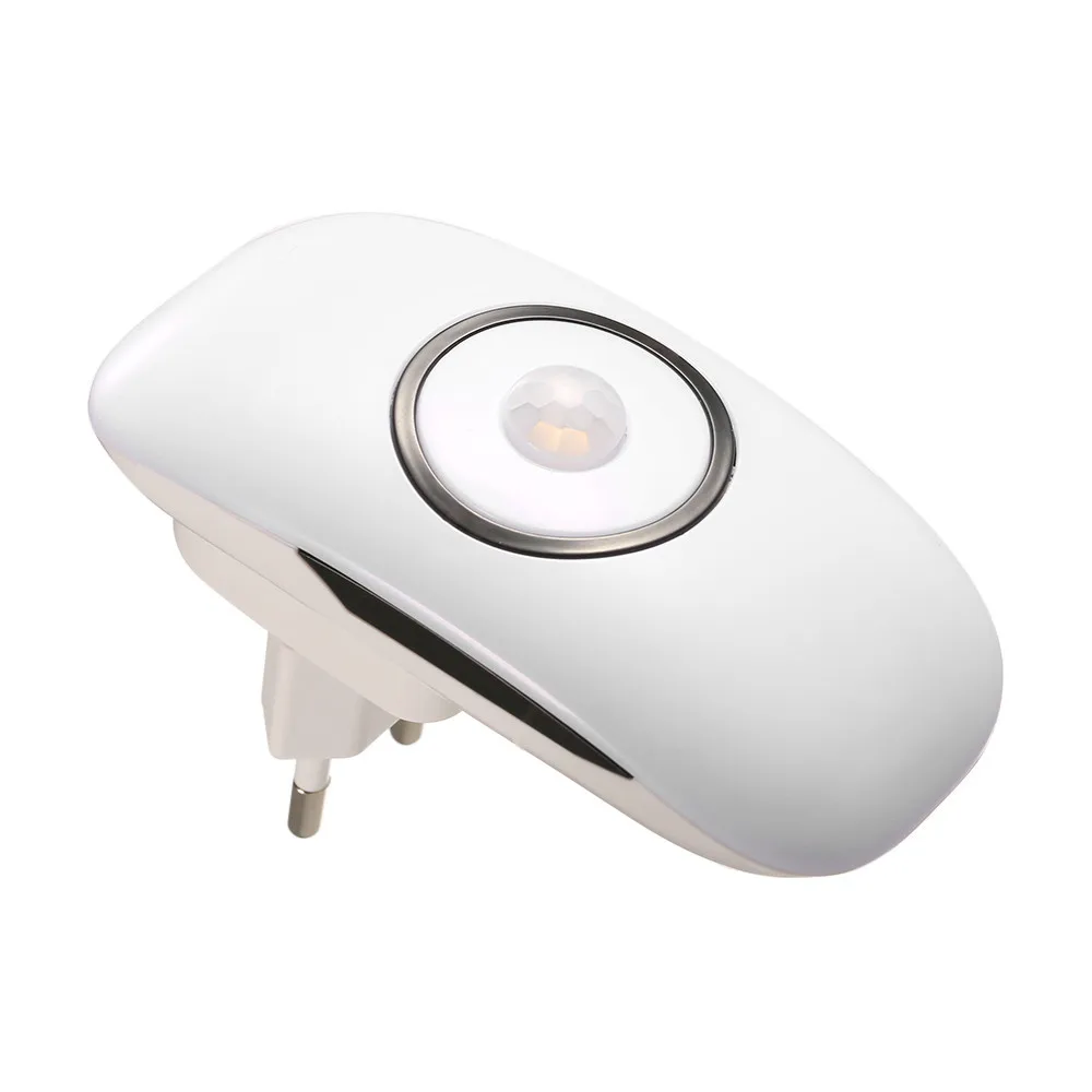 

Smart Mini Night Light PIR Motion Sensor Control EU/US Plug Auto on/Off Induction Lamp for Bedroom Living Room Stair AC 80-260V