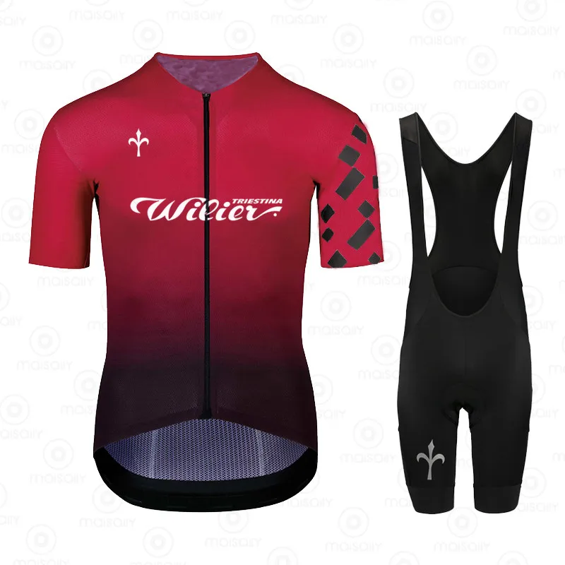 Summer Wilier 2022Cycling Jersey Short Sleeve Set Maillot Ropa Ciclismo Breathable Quick-dry Bike Clothing MTB Cycle Clothes