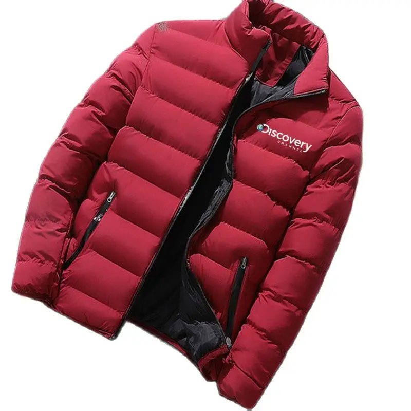 Autumn and Winter 2023 Men's Printed Ferrari Jacket, Down Cotton Jacket, Casual Fashion Men's Hooded Zipper Top