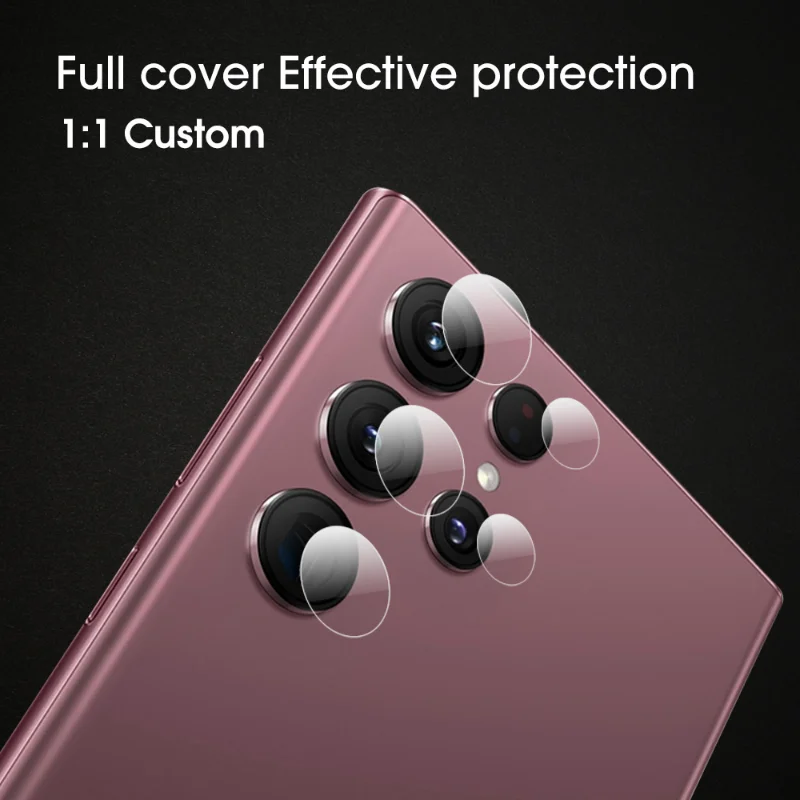 200pcs Camera Lens Protector For Samsung S22 Ultra Plus 5G Protect film S22ultra Soft Lens Film For Galaxy S22+ S22Pro