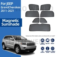 car sunshade protector cover for jeep grand cherokee 2011 2021 car styling front rear accessories window sunscreen mesh curtain
