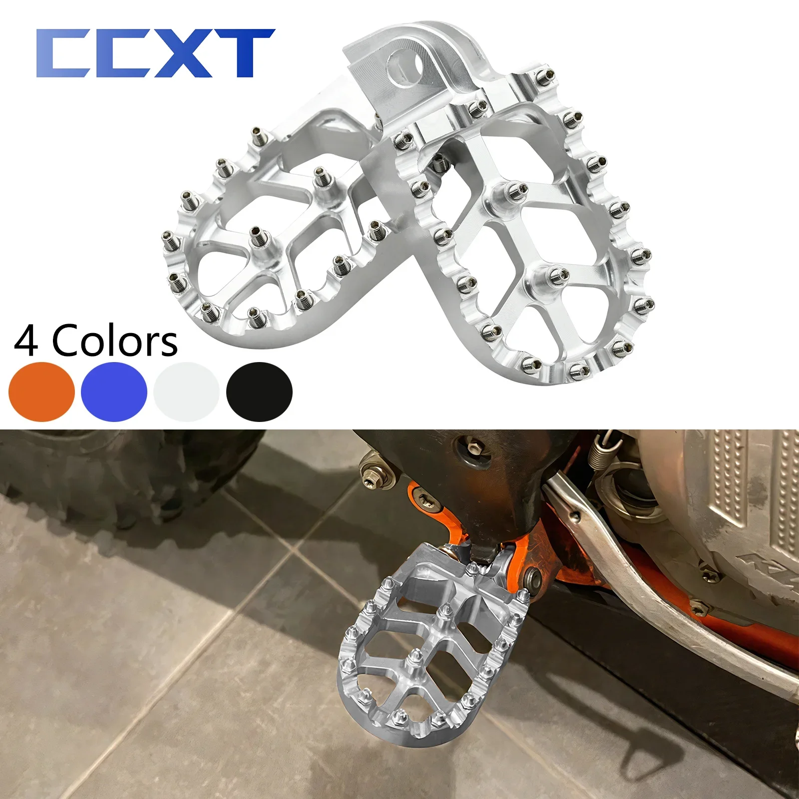 Подножки с ЧПУ для Husqvarna TC65 TC85 TC125 TC250 FC250-450 TE FE 150-501 KTM SX SXF XC XCF XCW EXC EXCF Universal