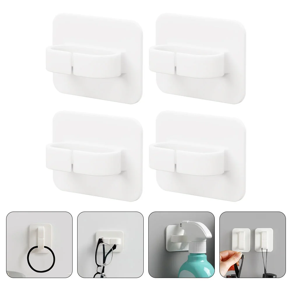 

Bottle Hooks Spray Adhesive Hook Wall Hanger Holder Rack Smallbroom Hanging Mounted Keycabinet Bottles Bathroom Storage Self