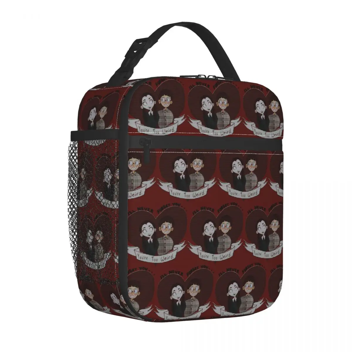 

Wednesday Wenclair Nightshades Insulated Lunch Bags Thermal Bag Meal Container Leakproof Tote Lunch Box Girl Boy Office Picnic