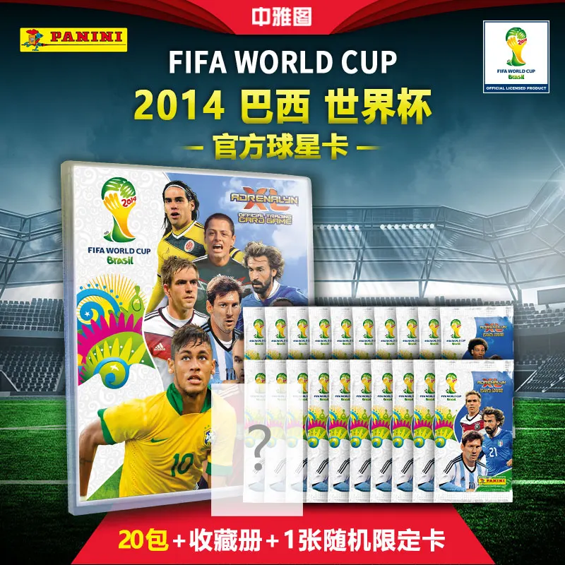 Фото Коллекционные карточки Panini 2014 FIFA World Cup Brazil: Оригинальный импорт из Италии, полный набор для демонстрации, коллекция футболистов, подарок, игрушки №5